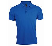 SOLs Mens Prime Pique Plain Short Sleeve Polo Shirt (Königsblau) XL