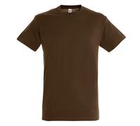 SOLS Mens Regent T-Shirt mit kurzen Ärmeln (Erde) XS