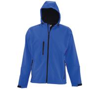 SOLS Mens Replay Hooded Soft Shell Jacket (atmungsaktiv, winddicht und wasserabweisend) (Königsblau) S