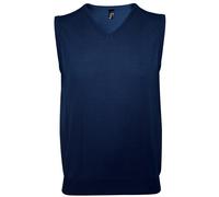 SOLS Mens Sleeveless V Neck Sweater Vest (Marine) 2XS