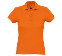 SOLS Passion - Polo-Shirt aus 100% Baumwolle mit kurzen Ärmeln - Damen (Orange) M