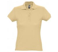SOLS Passion - Polo-Shirt aus 100% Baumwolle mit kurzen Ärmeln - Damen (Sand) M