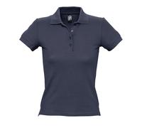 SOLS - PEOPLE Kurzärmeliges Polo-Shirt - Damen (Marineblau) S