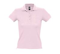 SOLS - PEOPLE Kurzärmeliges Polo-Shirt - Damen (Pale Pink) 2XL