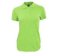 Sols Perfect Damen Polo-Shirt, Kurzarm (Medium) (Apfelgrün)