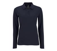 SOLS - "Perfect" Poloshirt für Damen Langärmlig (Dunkelblau) XL