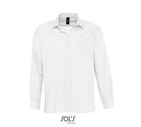 SOLS - Popeline-Shirt Baltimore Long Sleeve White - Gr. - XXL