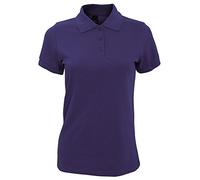 Sols Prime Damen Pique Polo-Shirt, Kurzarm (XL) (Dunkelviolett)