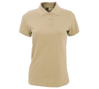 SOLS - PRIME Kurzarm Polo-Shirt - Damen (Beige) S