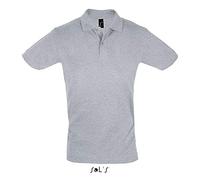 Sol's Poloshirt Perfect Herren Grau Melange Größe S