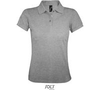SOLS Schweres Damen Piqué Polo 00573 grey melange L