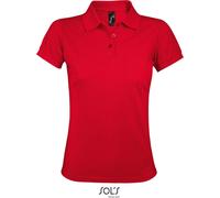 SOLS Schweres Damen Piqué Polo 00573 red XXL