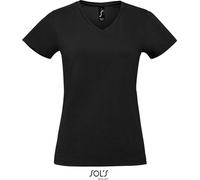 SOLS Schweres Damen V-Ausschnitt T-Shirt 02941 deep black XXL