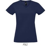L02941 SOL´S IMPERAL Damen V-Ausschnitt T-Shirt French Navy XXL