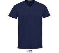 SOLS Schweres Herren V-Ausschnitt T-Shirt 02940 french navy 3XL