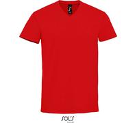 SOL'S Imperial V-Neck Men T-Shirt M red