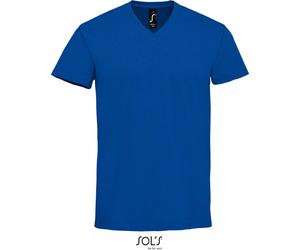 SOLS Schweres Herren V-Ausschnitt T-Shirt 02940 royal blue M