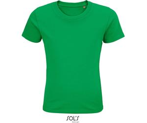 SOLS Schweres Kinder Bio T-Shirt 03578 kelly green 6 Jahre (106/116)