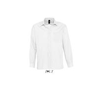L623 SOL´S Popeline-Langarmhemd Baltimore White S