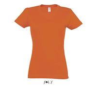 Sol's Damen T‑Shirt Imperial Rundhals Orange L