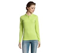 L02083 SOL´S Damen Langarm Piqué Polo Hemd Perfect Apple Green L