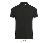 Sol's Polo Phoenix Herren Kurzarm Schwarz Größe L