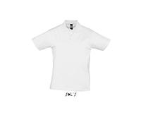 L538 SOL´S Herren Polo Shirt Prescott White 3XL