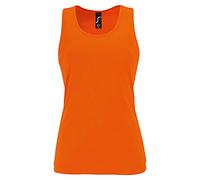 SOLS Damen Tank Top Womens Sports Sporty 02117 Neon Orange S