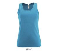 SOLS Damen Tank Top Womens Sports Sporty 02117 Aqua M