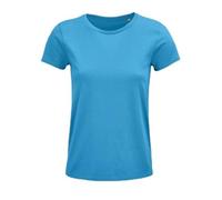 Sol's T-Shirt L03581 Crusader Damen Kurzarm Rundhals Bio-Baumwolle Aqua S