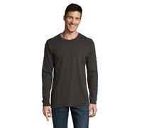 L02074 SOL´S Herren Langarm T-Shirt Imperial Charcoal Melange XL