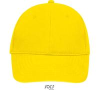 SOLS Unisex 6-Panel Baseball Kappe Klassische Cap 88100 gold one size