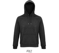 SOLS Unisex Bio Raglan Kapuzen Sweater Hoodie 03568 charcoal melange M