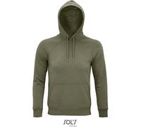 SOLS Unisex Bio Raglan Kapuzen Sweater Hoodie 03568 khaki M