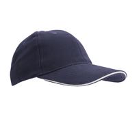 SOLS Unisex Büffel 6 Panel Baseballmütze (Französisch Marine/Weiß) Einheitsgröße