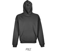 L03813 Sol´s Unisex Connor Kapuzenweatshirt Oversize-Schnitt Mouse Grey (Solid) XS
