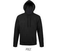 SOLS Unisex Kapuzen Sweater Hoodie 47101 black M