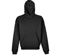 L03813 Sol´s Unisex Connor Kapuzenweatshirt Oversize-Schnitt Black S