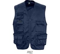 SOLS Unisex Safari Gilet Bodywarmer 43630 navy XL