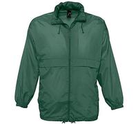 Sols Unisex Surf Windbreaker/Jacke, besonders leicht (XL) (Tannengrün)