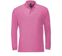 SOLS Winter II - Polo à manches longues - Homme (Rose) M