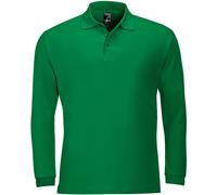 SOLS Winter II - Polo à manches longues - Homme (Vert tendre) S