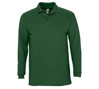 SOLS - "Winter II" Poloshirt für Herren/Damen Unisex Langärmlig (Golf Grün) 2XL