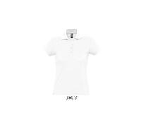 Sol's Poloshirt Passion 11338 Weiß Damen Größe L