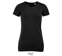 SOLS - Women´s Millenium T-Shirt Black - Gr. - S
