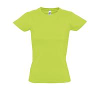 SOLS Womens/Ladies Imperial Heavy Short Sleeve T-Shirt (Apfelgrün) M