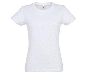 SOLS Womens/Ladies Imperial Heavy Short Sleeve T-Shirt (Ash) L