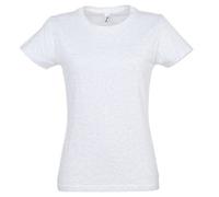 SOLS Womens/Ladies Imperial Heavy Short Sleeve T-Shirt (Ash) S