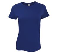 SOLS Womens/Ladies Imperial Heavy Short Sleeve T-Shirt (French Navy) L