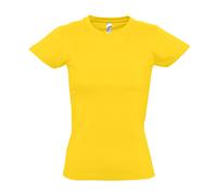 SOLS Womens/Ladies Imperial Heavy Short Sleeve T-Shirt (Gold) S